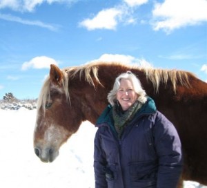 Kathleen & Pappy January 2008 at Buffalo Woman Ranch